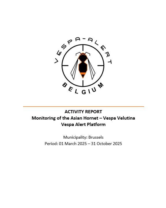 Cover page of the Vespa Alert activity report